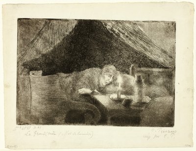 Mormor: Konstnärens mor av Camille Pissarro