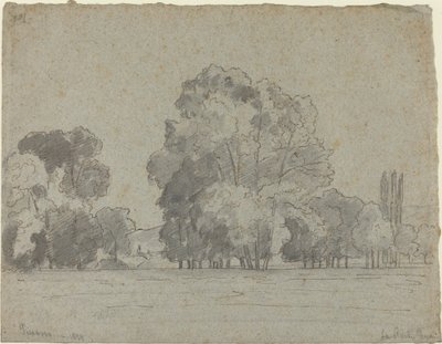 Grove av träd av Camille Pissarro