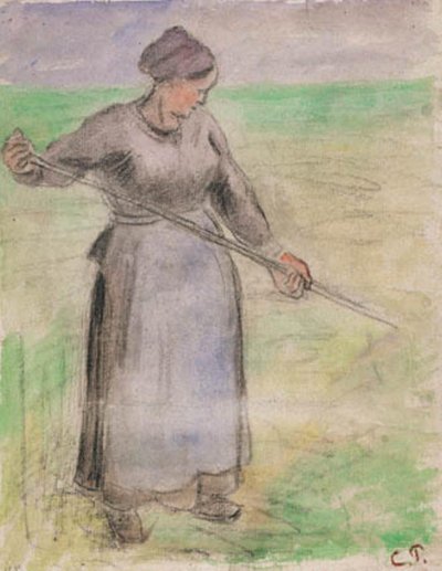 Hömakare av Camille Pissarro