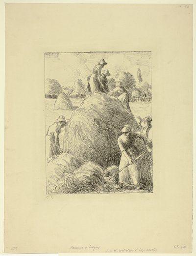 Hömakare av Eragny av Camille Pissarro