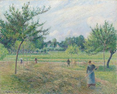 Höslagning på Éragny av Camille Pissarro