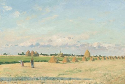 Landskap, Ile de France, 1873. av Camille Pissarro