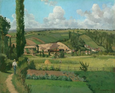 Landskap vid Les Pâtis, Pontoise av Camille Pissarro