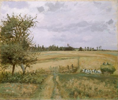 Landskap vid Pontoise, 1872 av Camille Pissarro