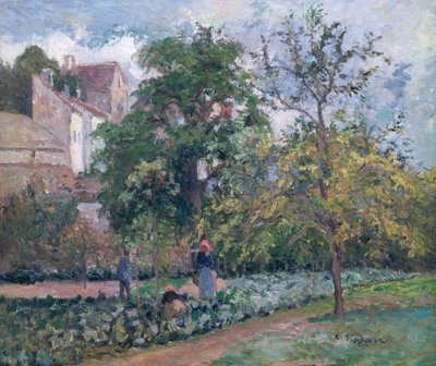 Fruktträdgård vid Maubisson, Pontoise av Camille Jacob Pissarro