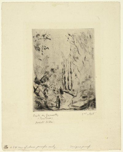 Väg av Camille Pissarro