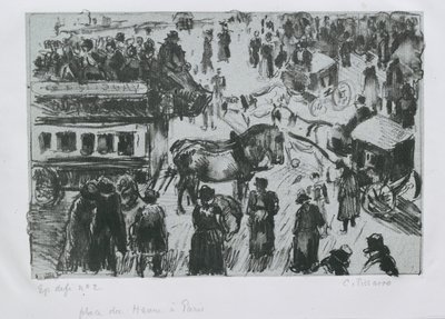Place du Havre, Paris, c1897 av Camille Pissarro
