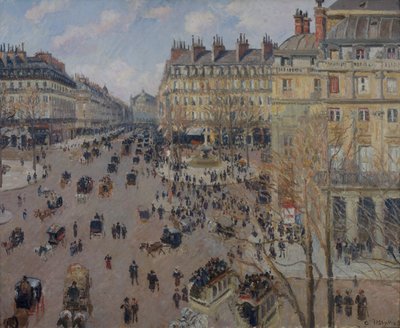 Franska teatertorget, 1898. av Camille Pissarro
