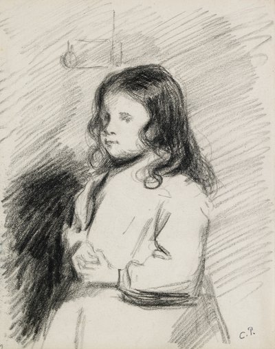 Porträtt av Ludovic-Rodo Pissarro 1878-1952, c1883-1 av Camille Pissarro
