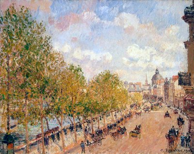 Quai Malaquais, solig eftermiddag