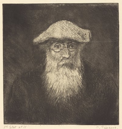 Självporträtt (Camille Pissarro, ensam) av Camille Pissarro