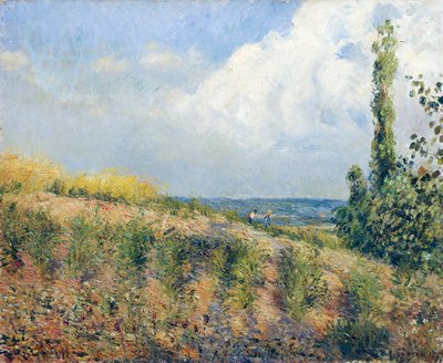 Stormen som närmar sig, av Camille Pissarro av Camille Pissarro