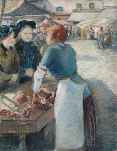 Marknadsståndet av Camille Pissarro