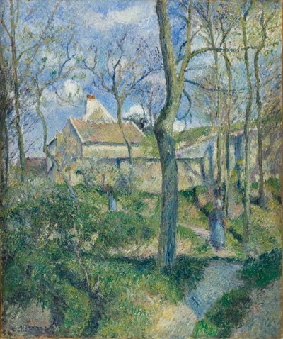 Vägen till Les Pouilleux, Pontoise av Camille Jacob Pissarro