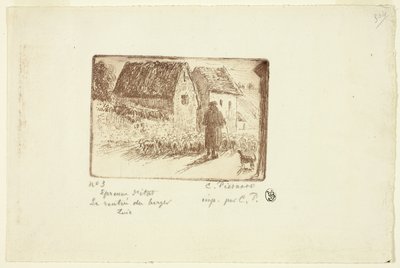 Herdens återkomst av Camille Pissarro
