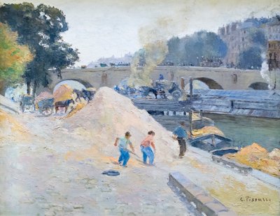 Seines strand i Paris, pont Marie, Quai d