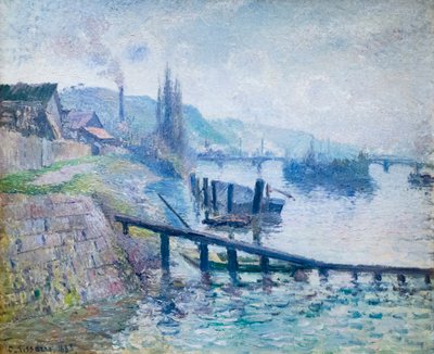 Saint Catherine-kullen i Rouen av Camille Pissarro
