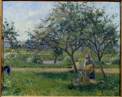 Skottkärran, fruktträdgård Målning av Camille Pissarro (1830-1903) ca 1881. Sön. 0,54x0,65 m Paris, Musee d
