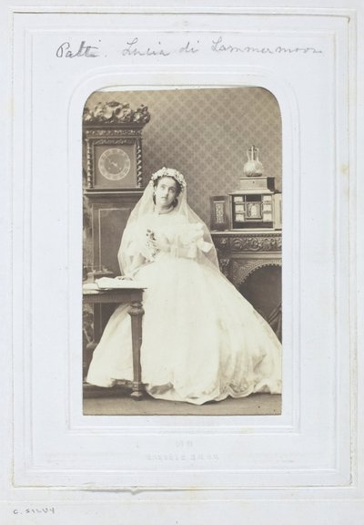 Adelina Patti, 1860-69. av Camille Silvy