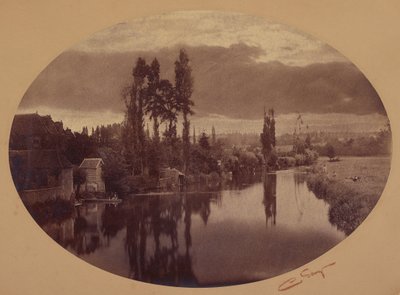 River Scene av Camille Silvy