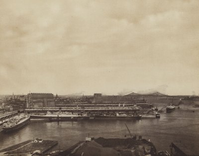 Montreal Harbour (svartvitt foto) av Canadian Photographer