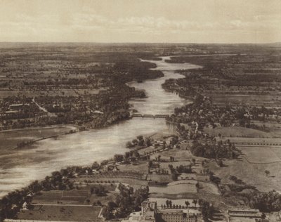 Riviere Des Prairies, på baksidan av ön Montreal (svartvitt foto) av Canadian Photographer