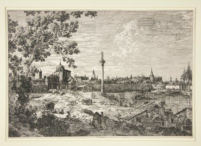 Imaginary View of Padua, från serien Vedute (Views) av Canaletto (Giovanni Antonio Canal)