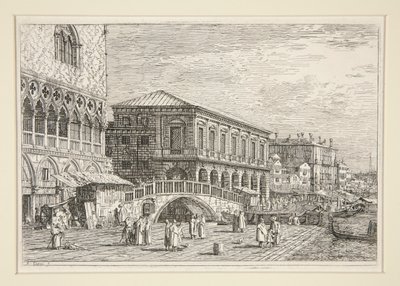 Le Preston, V., (The Prison, Venedig]), från serien Vedute (Views) av Canaletto (Giovanni Antonio Canal)