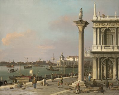 Markusbassängen: Från Piazzetta av Canaletto
