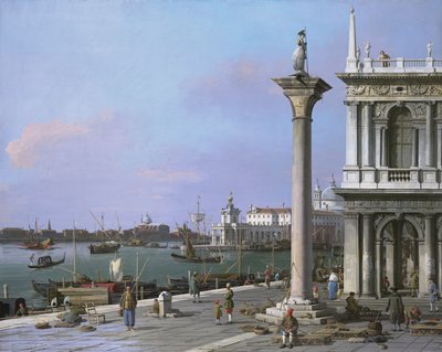 Markusbassängen: Från Piazzetta av Canaletto