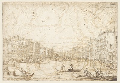 Canal Grande i Venedig av Canaletto
