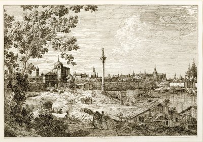 Imaginär vy över Padua av Canaletto