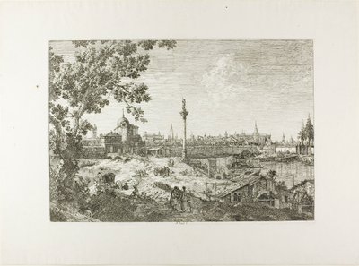 Imaginär vy över Padua, från Vedute av Canaletto