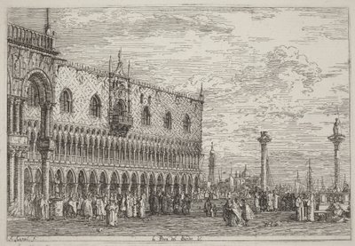 La Piera del Bando. V. av Canaletto