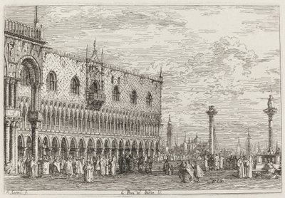 Bandpiren. V. [nedre höger] av Canaletto