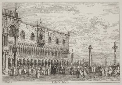 La Piera del Bando. V. av Canaletto