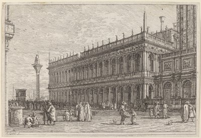 Bokhandeln. V. av Canaletto