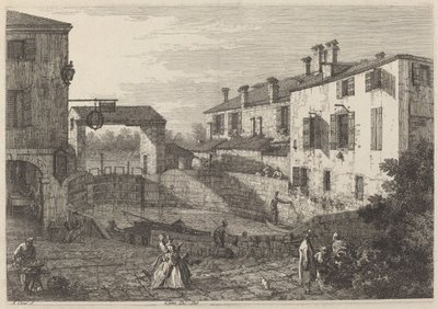 Dörrarna till Dolo av Canaletto