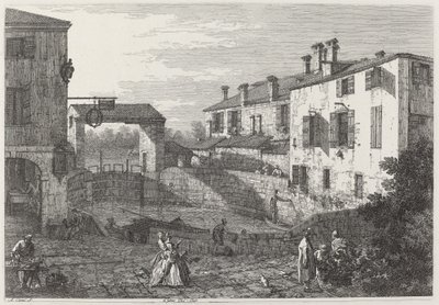 Dörrarna till Dolo av Canaletto