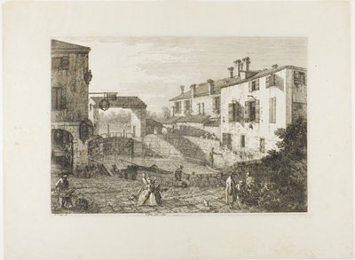 Le Porte Del Dolo, från Vedute av Canaletto