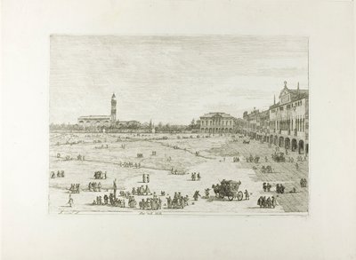 Prà della Valle, från Views av Canaletto