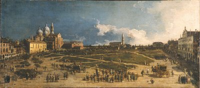 Prà della Valle i Padua av Canaletto