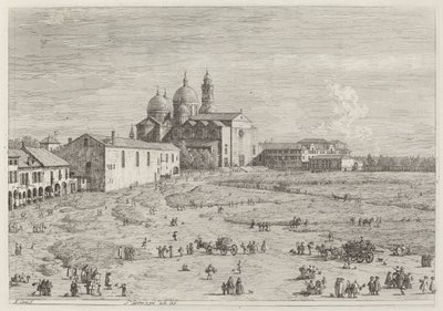 S. Giustina in pra della Vale, ca. 17351746. av Canaletto