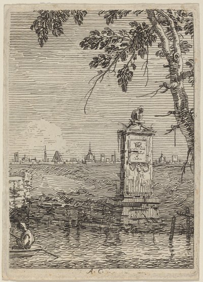 Det lilla monumentet, ca. 17351746. av Canaletto