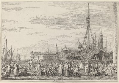 Marknaden på Molo, ca. 17351746. av Canaletto