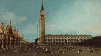 Piazza San Marco, Venedig av Canaletto
