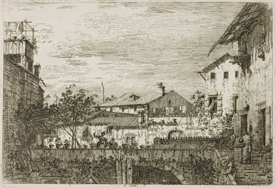 Terrassen, från Vedute av Canaletto