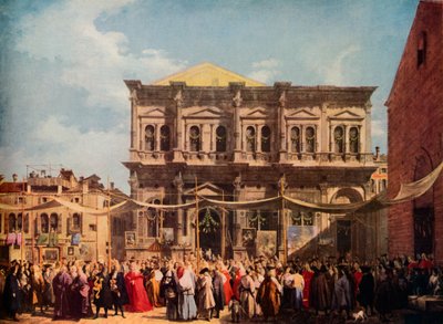 Venedig: Sankt Rochs högtid, 1735, 1938 av Giovanni Antonio Canal