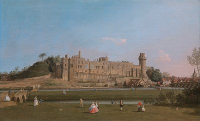 Warwick slott av Canaletto