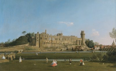 Warwick Castle av Canaletto